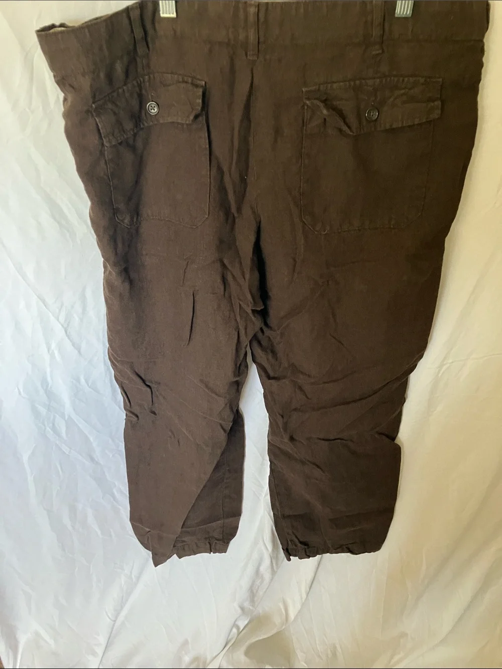 Banana Republic: Brown Linen Blend Pants- 38x32